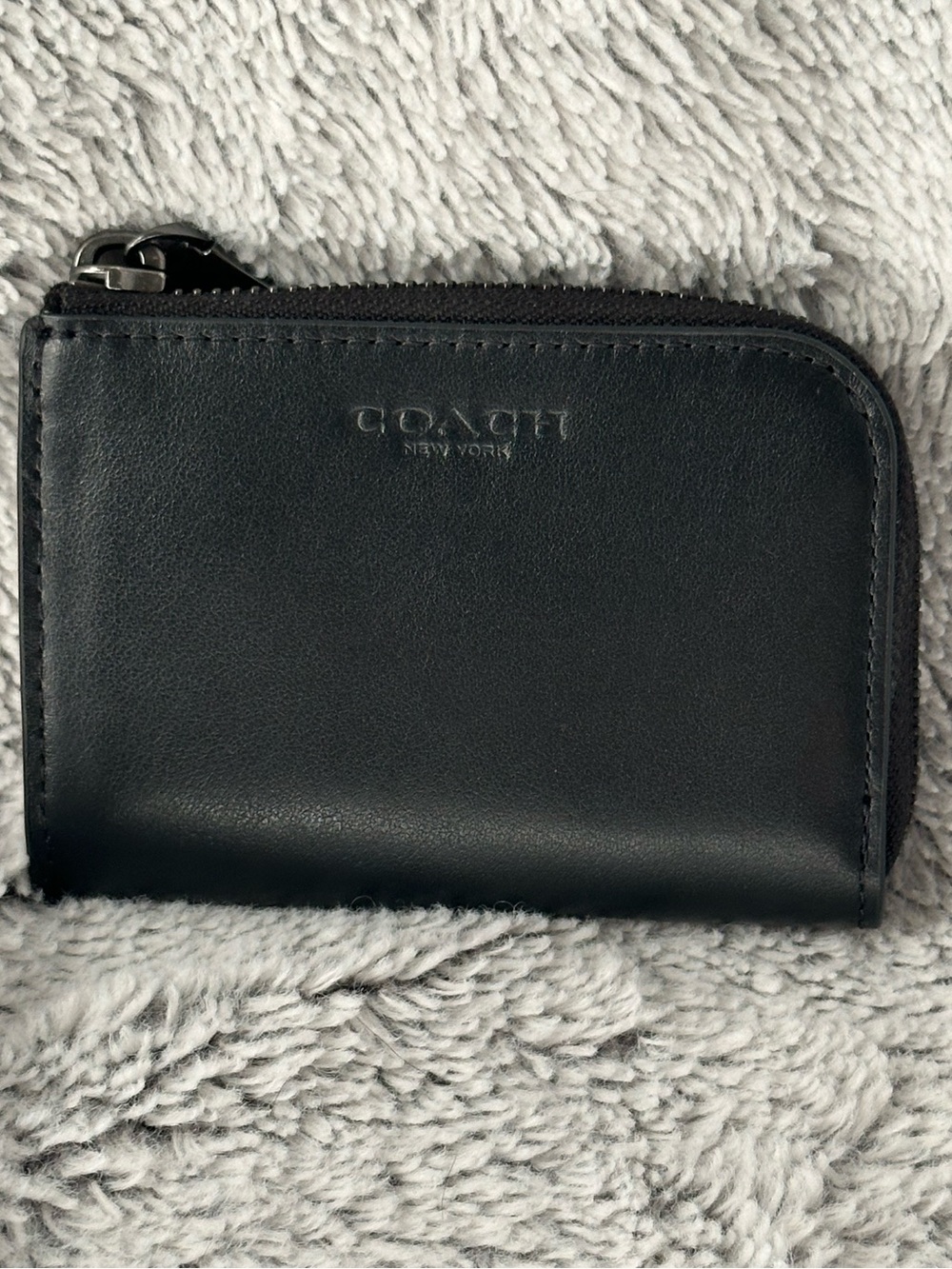 Coach L Zip Key Holder